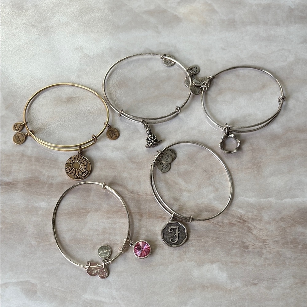 ALEX AND ANI gold and silver bracelet bundle